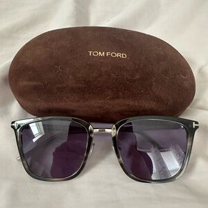 NEW Tom Ford Black and Gray Sunglasses